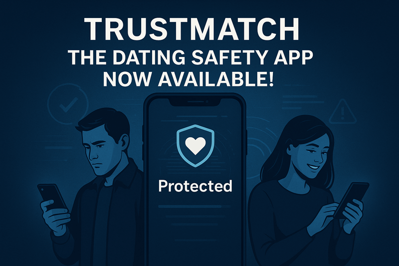 TrustMatch Officially Launches on Google Play and the App Store: The New Era of Dating Safety Is Here!
